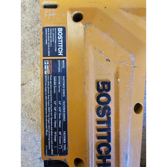 Bostitch BTFP71875 18-Gauge 3/8" Narrow Crown Heavy Duty Pneumatic Stapler - Picture 3 of 3